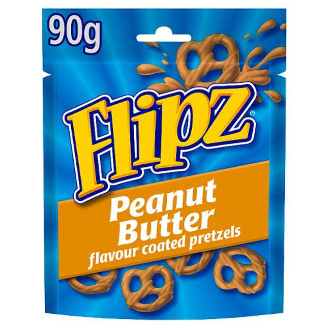 Flipz Peanut Butter Coated Pretzels 90g