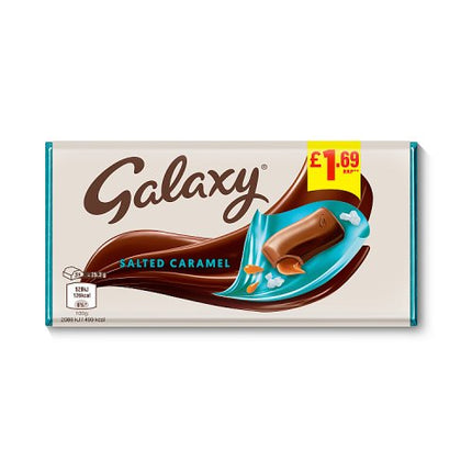 Galaxy Salted Caramel Chocolate Block 135g £1.69