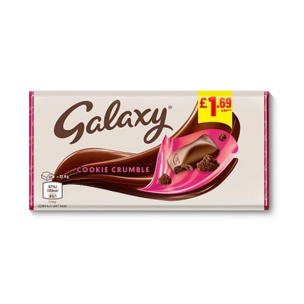 Galaxy Cookie Crumble Block 114g £1.69