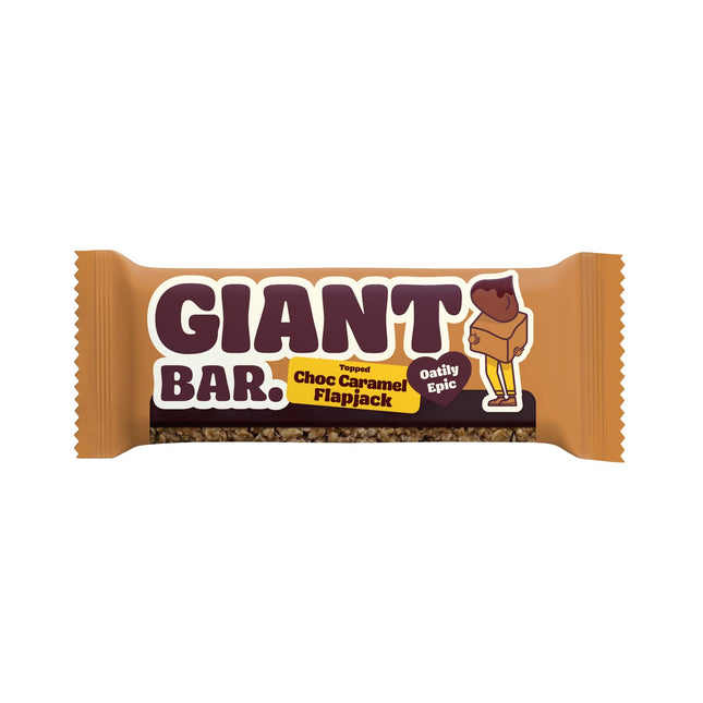 Giant Bar Caramel Chocolate Topped Flapjack 100g