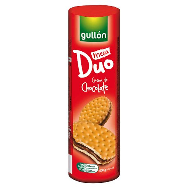 Gullon Mega Duo Chocolate Creme Biscuits 500g