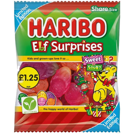 Haribo Elf Surprises Bag 140g PMP £1.25