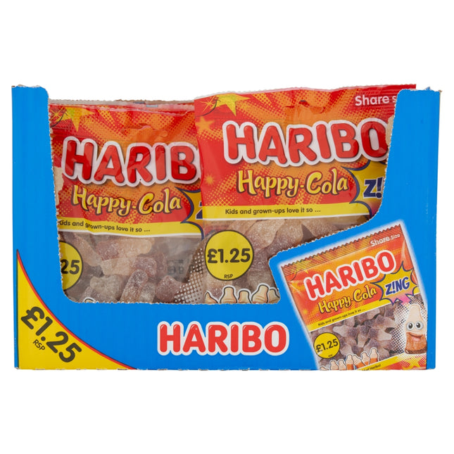 Haribo Happy Cola Z!ng 140g PMP £1.25