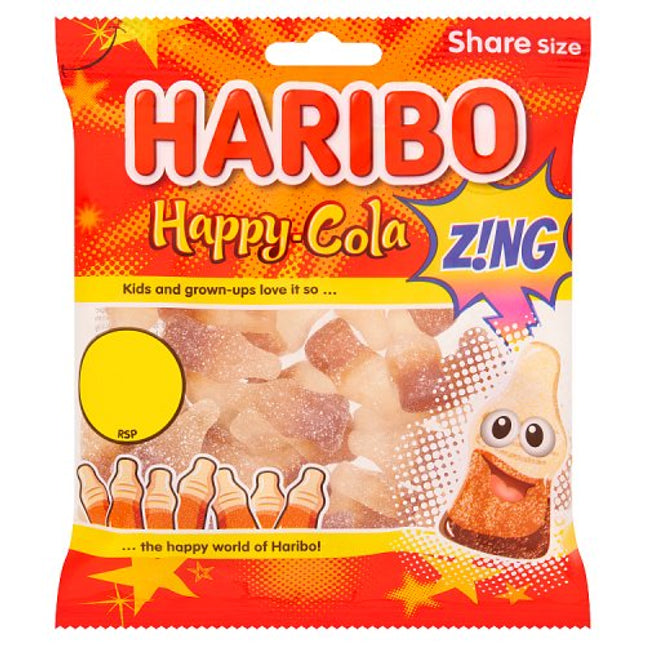 Haribo Happy Cola Z!ng 140g PMP £1.25