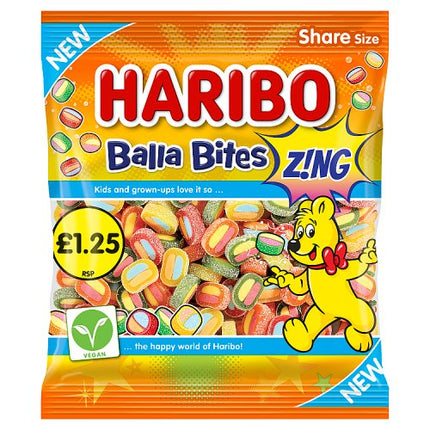 Haribo Balla Bites Z!ng 140g £1.25