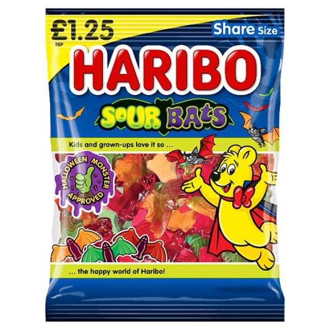 Haribo Sour Bats140g PMP £1.25