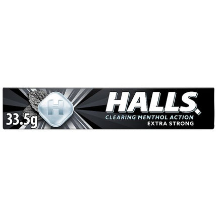 Halls Extra Strong Menthol Action Sweets 33.5g