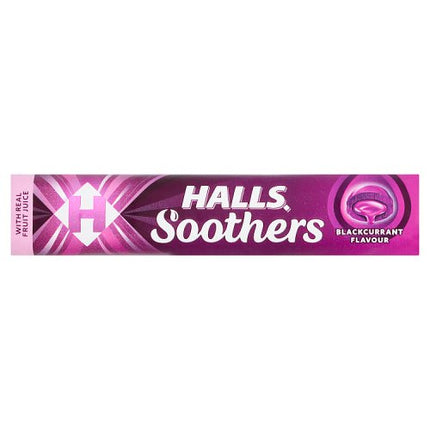 Halls Soothers Blackcurrant Juice Sweets 45g