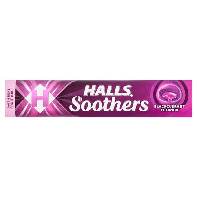 Halls Soothers Blackcurrant Sweets 45g