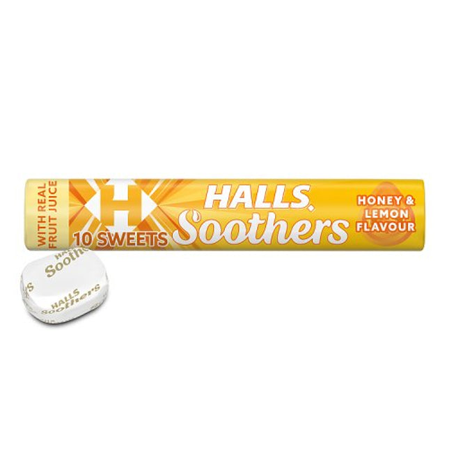 Halls Soothers Honey & Lemon
