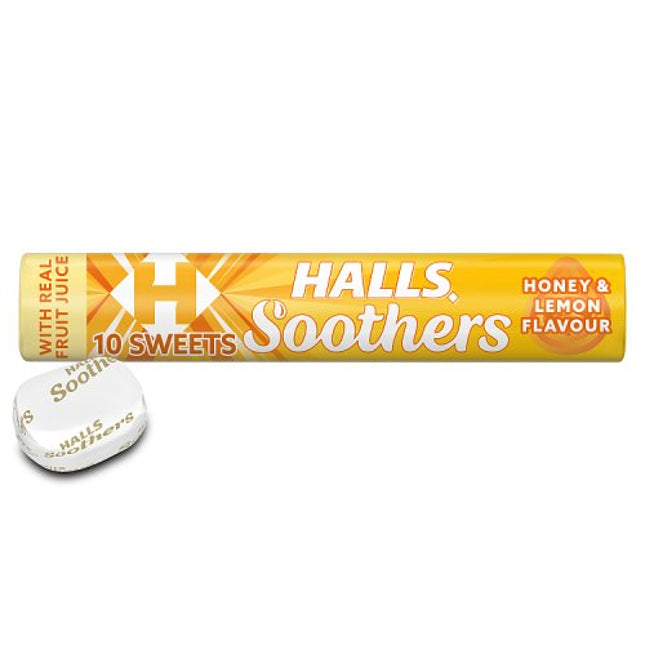 Halls Soothers Honey & Lemon Flavour 45g