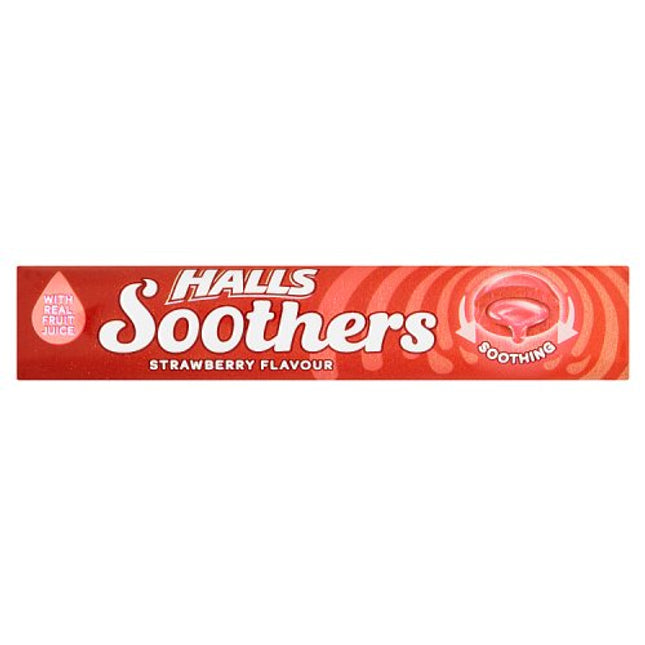 Halls Soothers Strawberry Flavour 45g