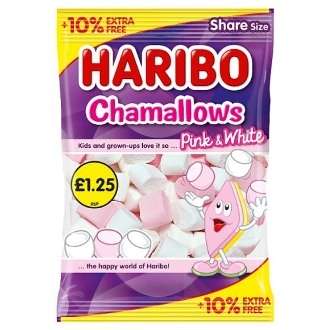 Haribo Chamallows 154g £1.25 10% Extra Free