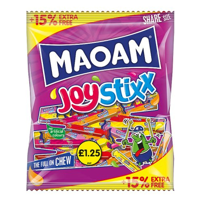 Maoam Joystixx 15% Extra Free 161g £1.25