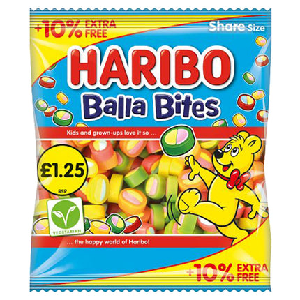 Haribo Balla Bites 10% EF 154g PMP £1.25