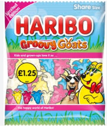Haribo Groovy Goats 160g £1.25