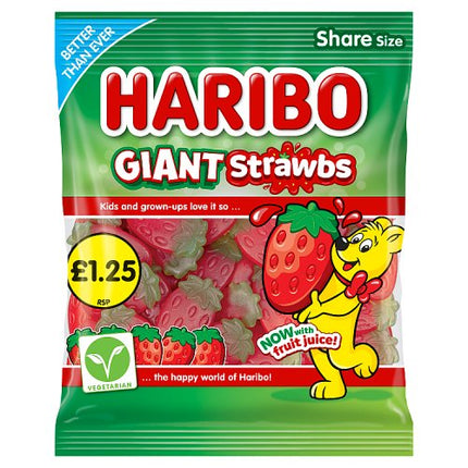 Haribo Giant Strawbs 140g £1.25