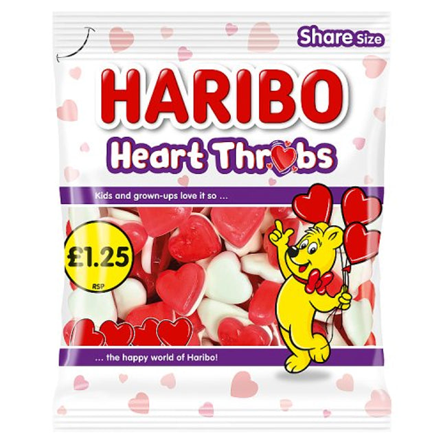 Haribo Heart Throbs 140g PMP £1.25