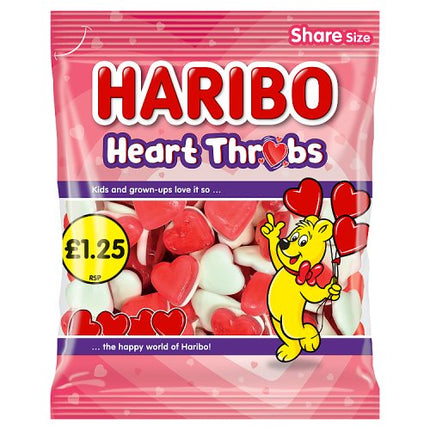 Haribo Heart Throbs 140g PMP £1.25