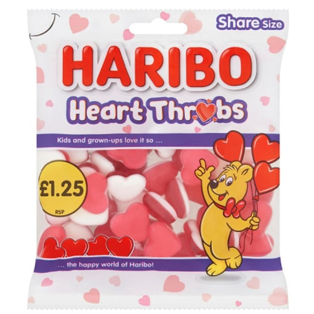 Haribo Heart Throbs 140g PMP £1.25