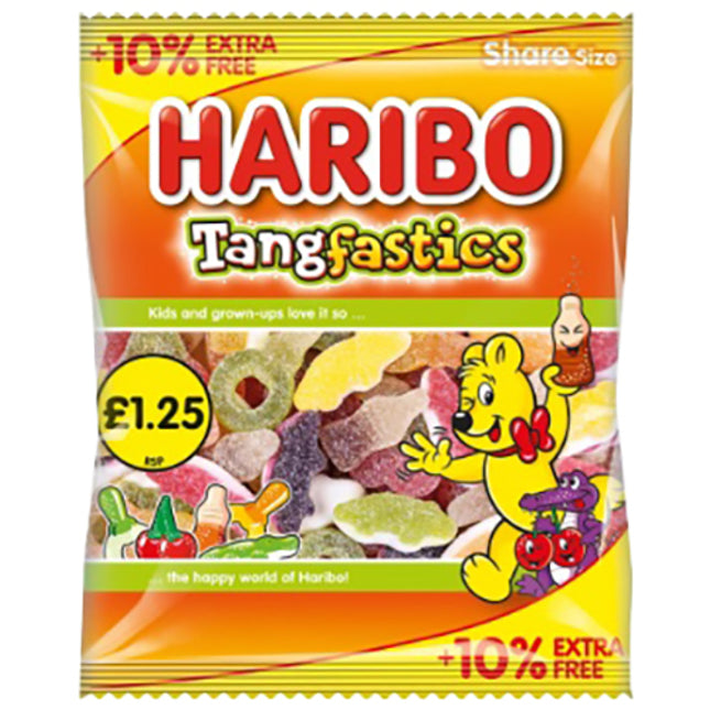 Haribo Tangfastics 154g PMP £1.25 10% Extra Free