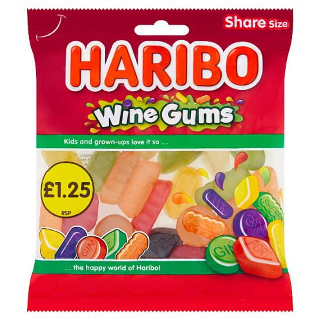 Haribo Wine Gums 140g £1.25
