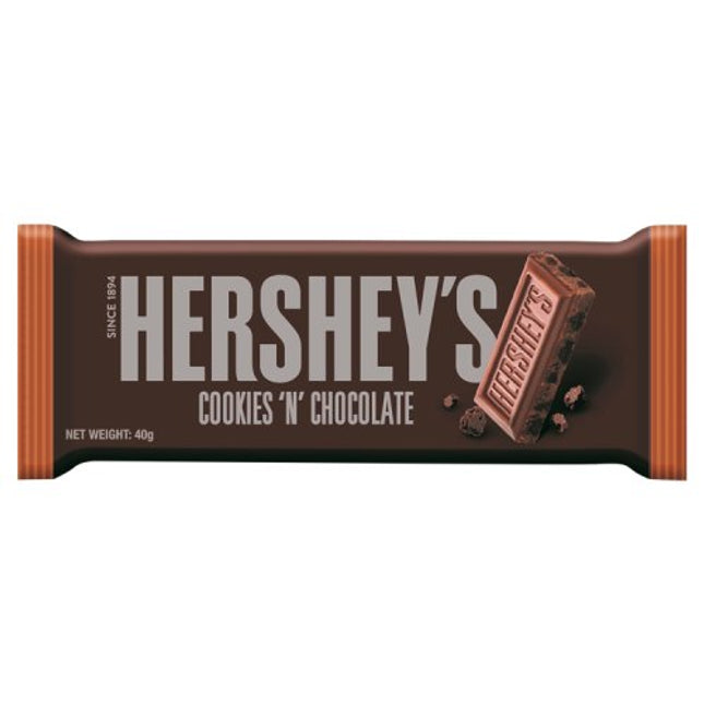 Hersheys Cookies n Chocolate Bar 40g