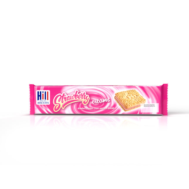 Hill Strawberry Creams Biscuits 150g