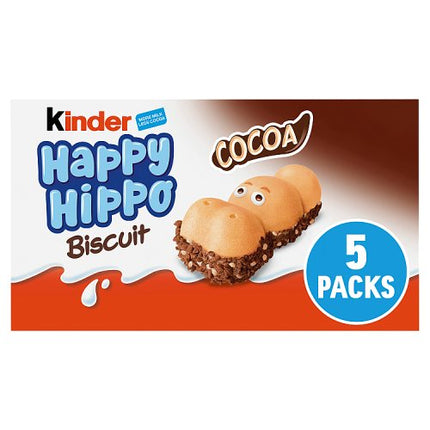 Kinder Happy Hippo Chocolate Cream Biscuits 5 Pack 103g