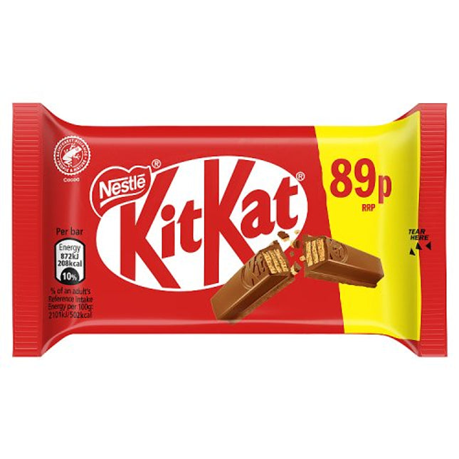 Kit Kat 4 Finger Milk 41.5g 89p