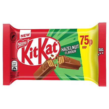 Kit Kat 4 Finger Hazelnut 41.5g 75p