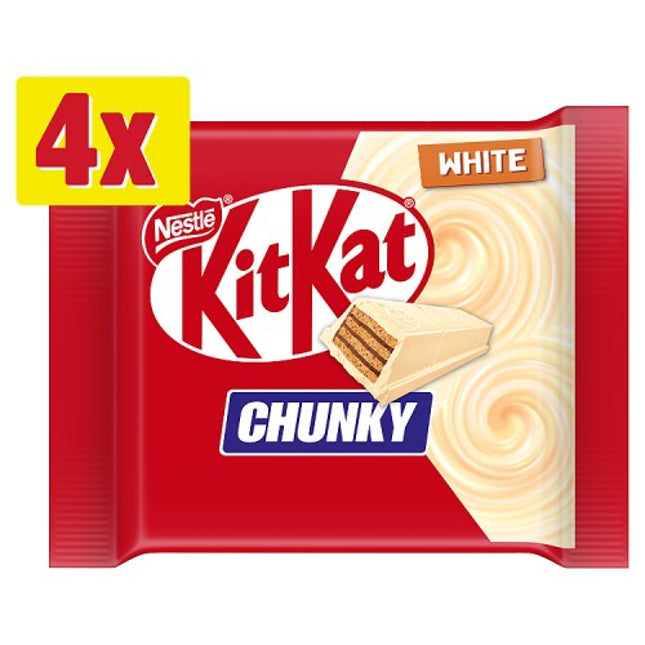 Kit Kat Chunky White Chocolate Bar 4 Pack (4x40g)