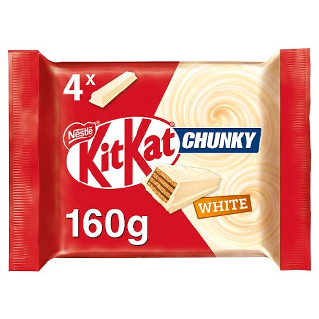 Kit Kat Chunky White Chocolate Bar 4 Pack (4x40g)