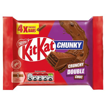 Kit Kat Chunky Double Chocolate 4 Pack 136g