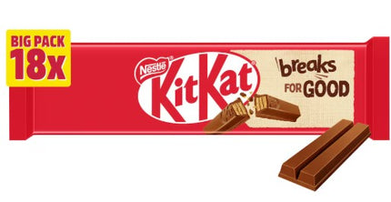 Kit Kat 2F Milk 18pk (18x20.7g) 372.6g