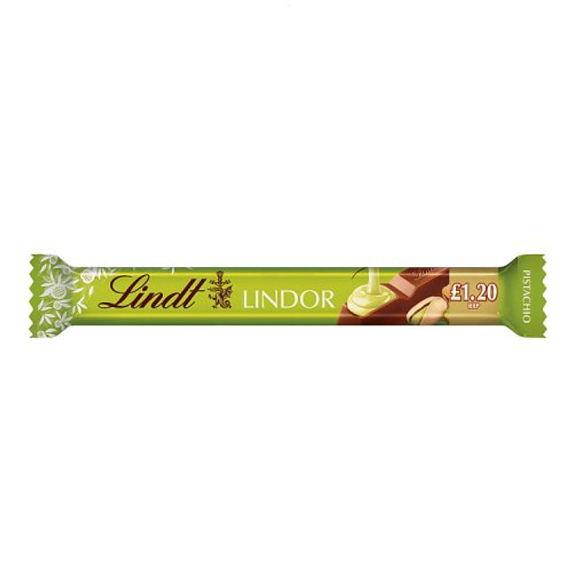 Lindt Lindor Pistachio Treat Bar 38g £1.20