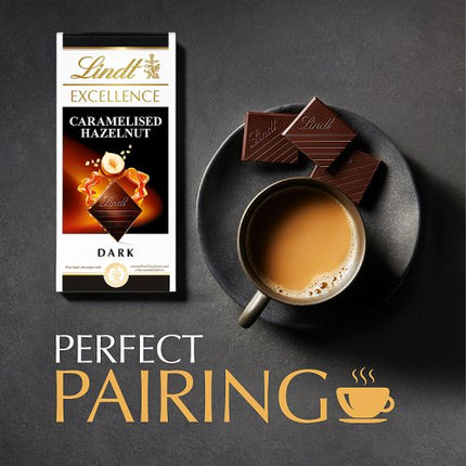 Lindt Excellence Caramel Hazelnut 100g