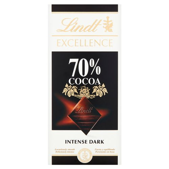 Lindt Excellence Dark Chocolate Cocoa 70% 100g