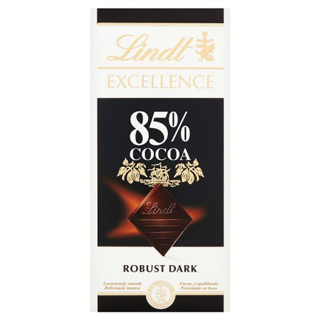 Lindt Excellence Dark Chocolate Cocoa 85% 100g
