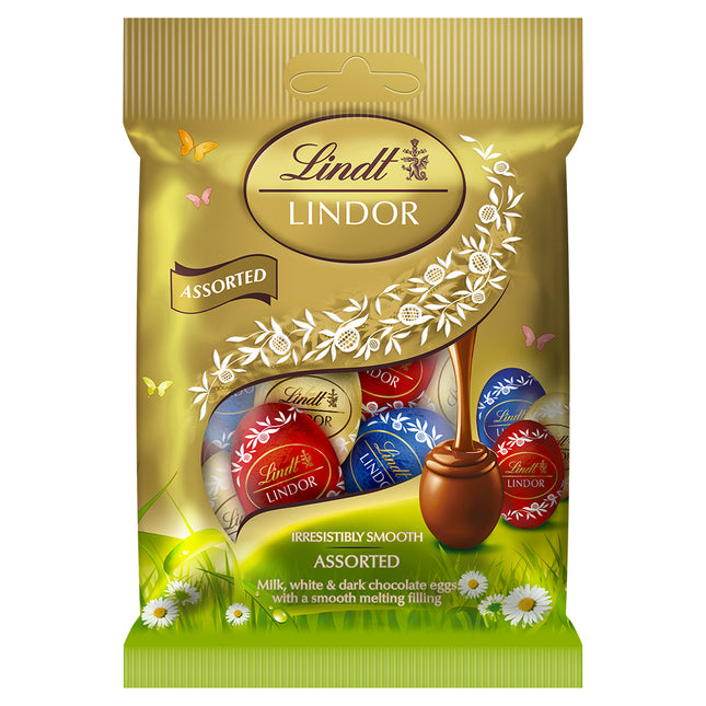 Lindor Mini Eggs Assorted Bag 80g