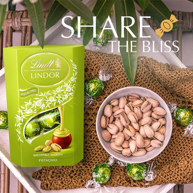 Lindt Lindor Pistachio Cornet 200g