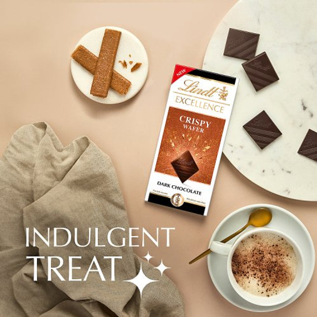 Lindt Excellence Dark Crispy Wafer 100g