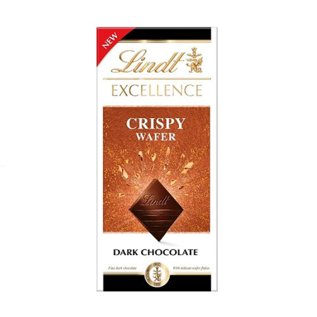 Lindt Excellence Dark Crispy Wafer 100g