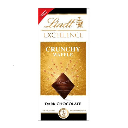 Lindt Excellence Dark Crunchy Waffle 100g