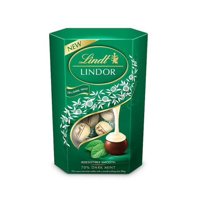 Lindt Lindor Dark Mint Cornet 200g