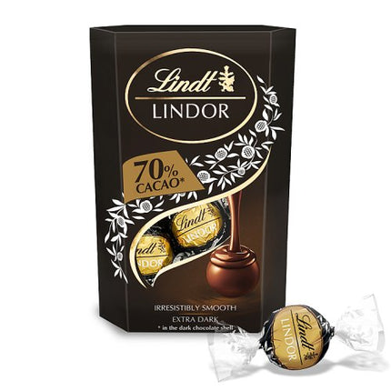Lindt Lindor 70% Dark Chocolate Cornet 200g