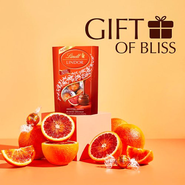 Lindt Lindor Blood Orange Cornet 200g