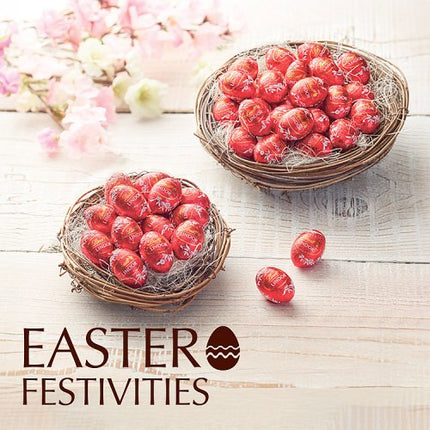 Lindt Lindor Milk Chocolate Easter Mini Eggs Bag 80g