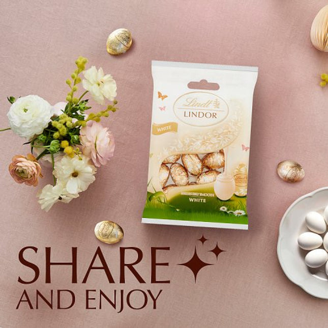 Lindor Mini Eggs White 80g