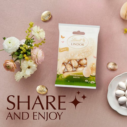 Lindor Mini Eggs White 80g